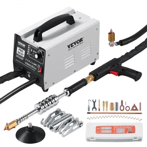 VEVOR Ausbeulspotter, 1,8 kW Punktschweißgerät, Dent Puller mit automatischem/manuellem Schweißen & 7 vielseitigen Modi, Autokarosserie-Punktschweißgerät, für die Dellenreparatur von Autos & LKWs – Bild 8