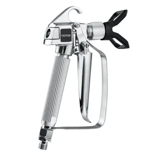 VEVOR Airless-Farbspritzpistole 3600 psi Hochdruck-Airless-Farbspritzpistole mit 517-Düse, Drehgelenk-Airless-Spritzpistolen-Set mit Filtern, Reinigungsnadel und Bürste, für Airless-Spritzmaschine – Bild 9