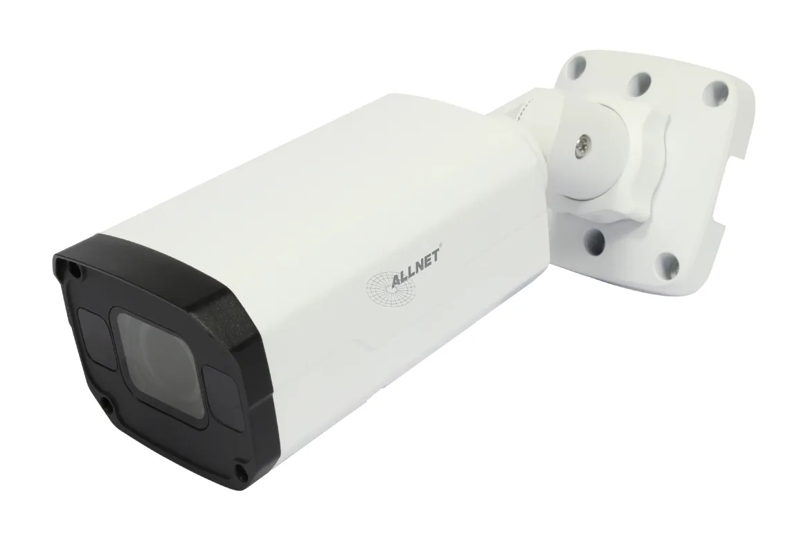 ALLNET IP Kamera Bullet / Outdoor / 5MP / IR / Low-Light / Motorisiertes Vario-Objektiv / 93° / „ALL-CAM2496v3-LEFN“ ALLNET IP Kamera Bullet / Outdoor / 5MP / IR / Low-Light / Motorisiertes Vario-Objektiv / 93° / „ALL-CAM2496v3-LEFN“