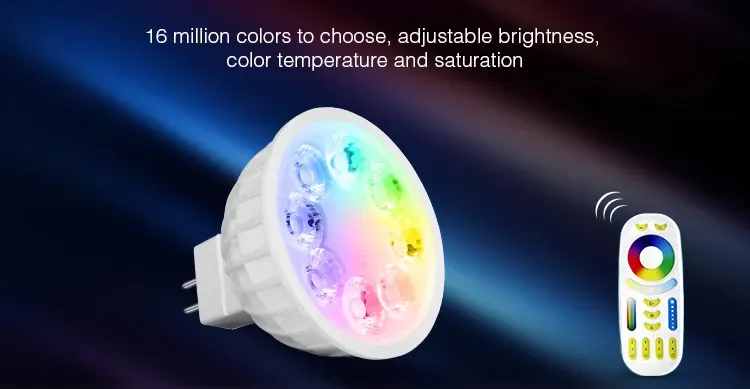 MiBoxer FUT104 LED Retrofit GX5,3 4W RGB-WW (RGB-CCT) Lampe mit Funk und WLAN MiBoxer FUT104 LED Retrofit GX5,3 4W RGB-WW (RGB-CCT) Lampe mit Funk und WLAN