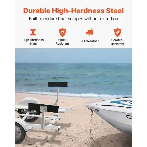 VEVOR T-Form Anhängerpfahl Bootsanhänger Anleitung Kurbelstütze Bootsführung, 330 mm Einstellbare Breite Boat Trailer Guide-on - Ersatzteile und Zubehör für Skiboot Fischerboot Segelbootanhänger – Bild 3
