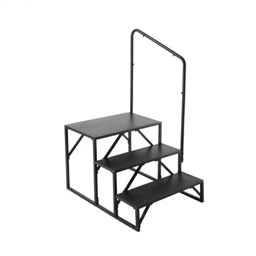 VEVOR Wohnmobil-Stufen, 3-stufige Wohnmobil-Treppe, 200 kg Tragkraft, Verdickter Kohlenstoffstahl, mit Handlauf, Rutschfeste Stufen für Sicheres Ein- und Aussteigen, Geeignet für Wohnmobil, Anhänger VEVOR Wohnmobil-Stufen, 3-stufige Wohnmobil-Treppe, 200 kg Tragkraft, Verdickter Kohlenstoffstahl, mit Handlauf, Rutschfeste Stufen für Sicheres Ein- und Aussteigen, Geeignet für Wohnmobil, Anhänger