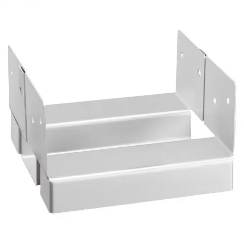 VEVOR Pfostenträger, 10 Stk., Innenmaß 139,5x141,5 mm für 139,7x139,7/139,7x152,4 mm, Betonpfostenanker aus Kohlenstoffstahl mit 25,4 mm Abstandshöhe, für Betonpergolen & Terrassen – Bild 8