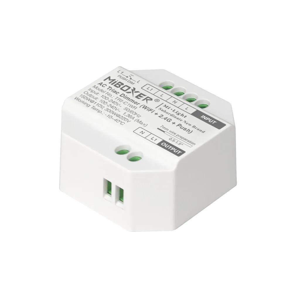 MiBoxer TRI-C1WR LED Dimmer Controller AC TRIAC WiFi+2,4G+Push – Bild 2