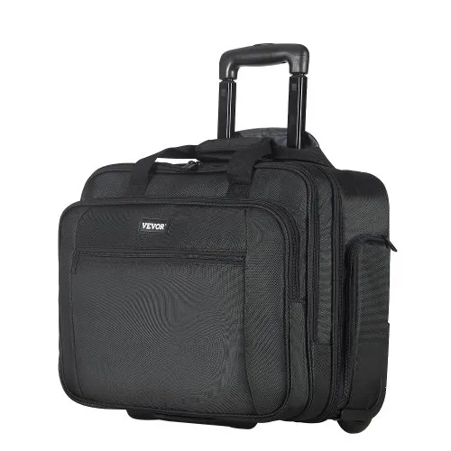 VEVOR Laptop Notebook Trolley Aktenkoffer Notebooktasche 17,3 inch / 43,9 cm Schwarz VEVOR Laptop Notebook Trolley Aktenkoffer Notebooktasche 17,3 inch / 43,9 cm Schwarz