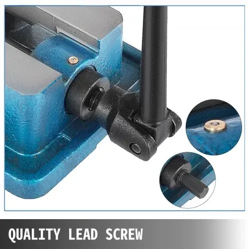 VEVOR Schraubzwingen-Schraubstock 100 mm, Tischschraubstock 100 mm, Werkbankklemmen 16 kg, Metall Professionelle Gusseisen Schraubstock für Säulenbohrer Breite Backen – Bild 4