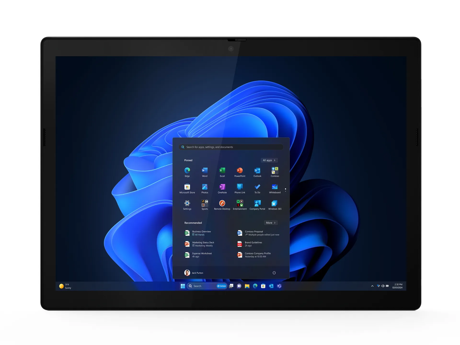 Lenovo ThinkPad X12 Detachable Gen 2 Intel Core Ultra 7 164U Hybrid (2-in-1) 31,2 cm (12.3") Touchscreen Full HD+ 32 GB LPDDR5x-SDRAM 1 TB SSD Wi-Fi 6E (802.11ax) Windows 11 Pro Deutsch Schwarz – Bild 7