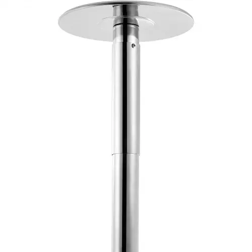 VEVOR Professionelle Tanzstange, Pole Dance Tragbare Tanzstange Profi ca. 222,6-282,4 cm Höhenverstellbare Abnehmbare Fitnessstange Spinning Fitness Silber, Tanzstange Fitnessstudios, Club, Party – Bild 9