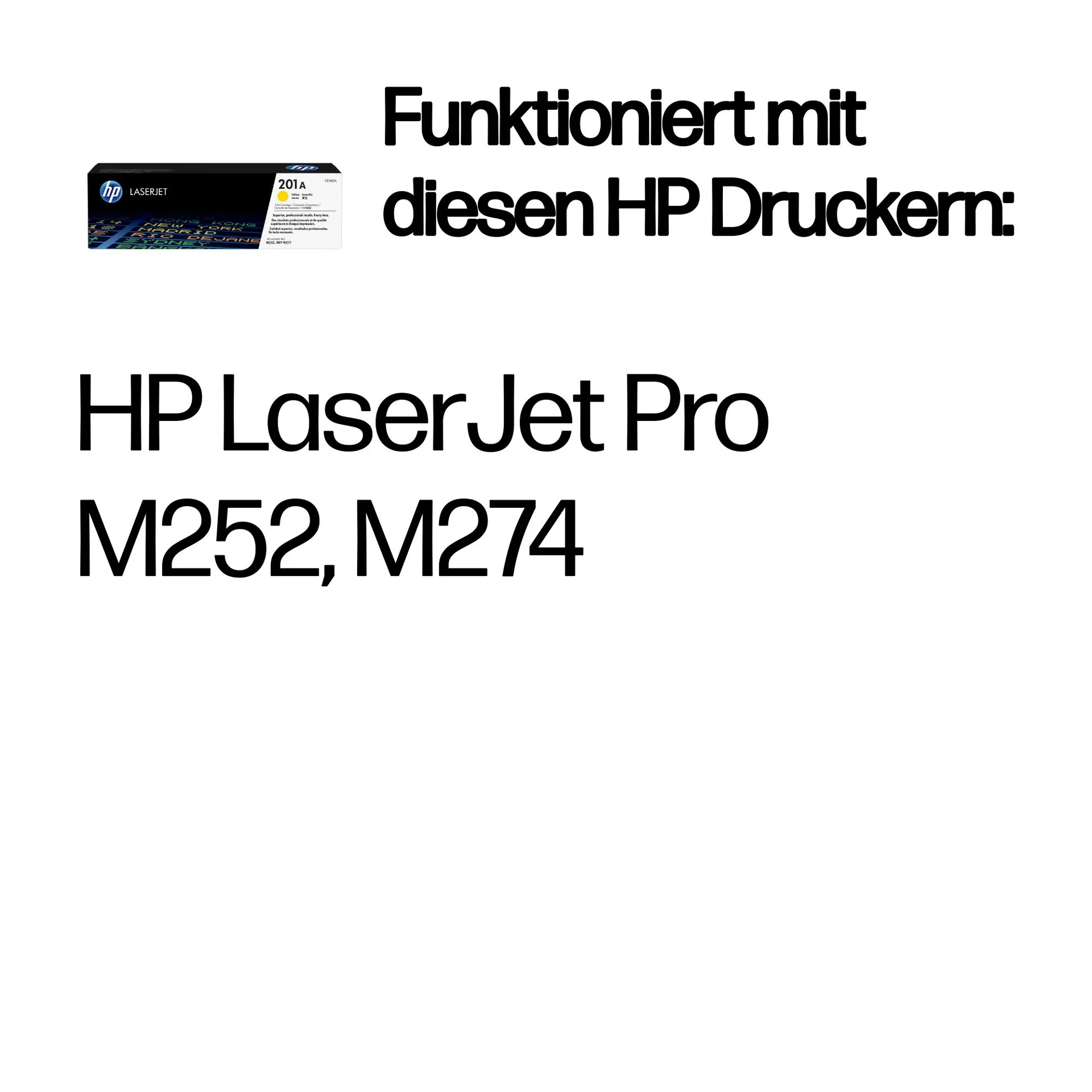 HP 201A Gelb Original LaserJet Tonerkartusche – Bild 2