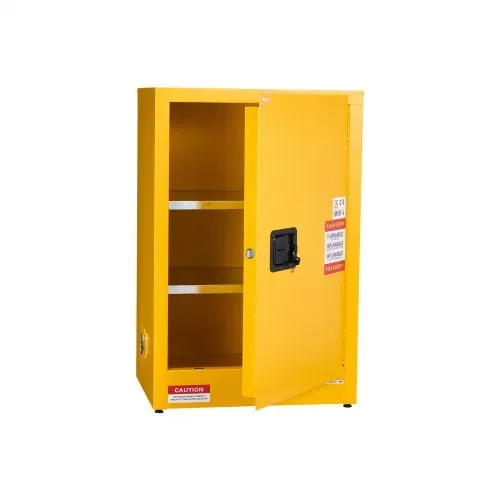 VEVOR Brennbarer Lagerschrank 49,21 L, 59 x 46 x 90 cm Brandschutzschrank mit Verstellbarem Regal, Kaltgewalzter und Verzinkter Stahl-Brandschutzschrank, für Gewerbliche, Industrielle Nutzung, Gelb – Bild 8