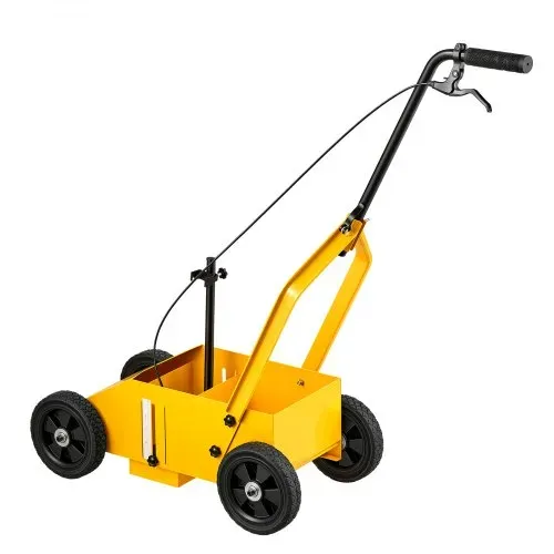 VEVOR Markierungswagen Linien-Markiergerät Linemarker 9 Spraydosen Gelb, Bodenmarkierung für Parkplatz Werkstatt Straße Einkaufszentrum Sportplatz 50–100 mm Einstellbare Linienbreite mit Adapterdüse – Bild 10