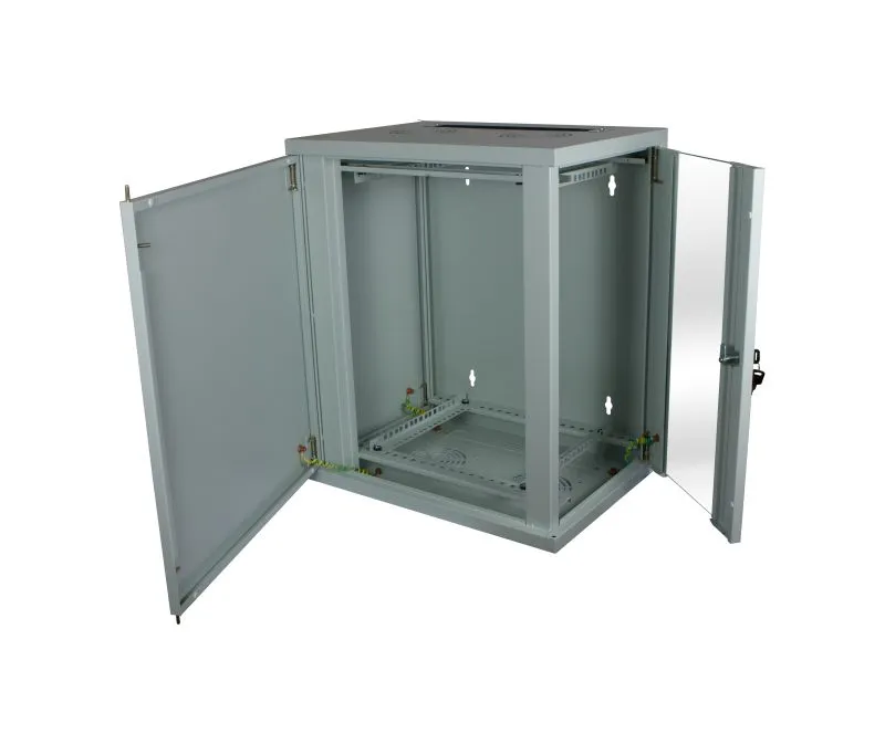 ALLNET 19"Wandgehäuse, 5HE, Vertikal, T370, Lichtgrau, SMH-Serie, – Bild 3
