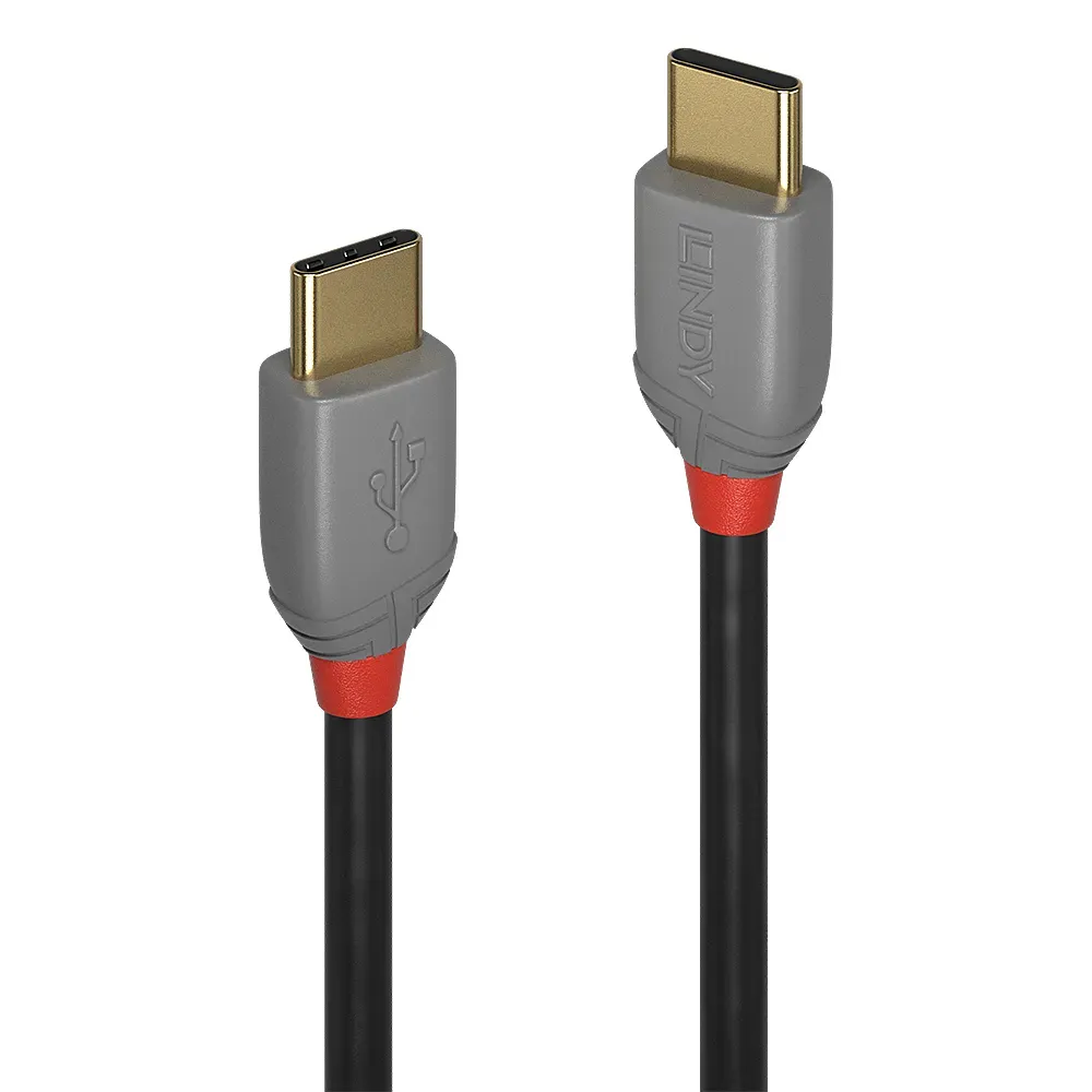 Lindy 36872 USB Kabel USB 2.0 2 m USB C Schwarz, Grau Lindy 36872 USB Kabel USB 2.0 2 m USB C Schwarz, Grau