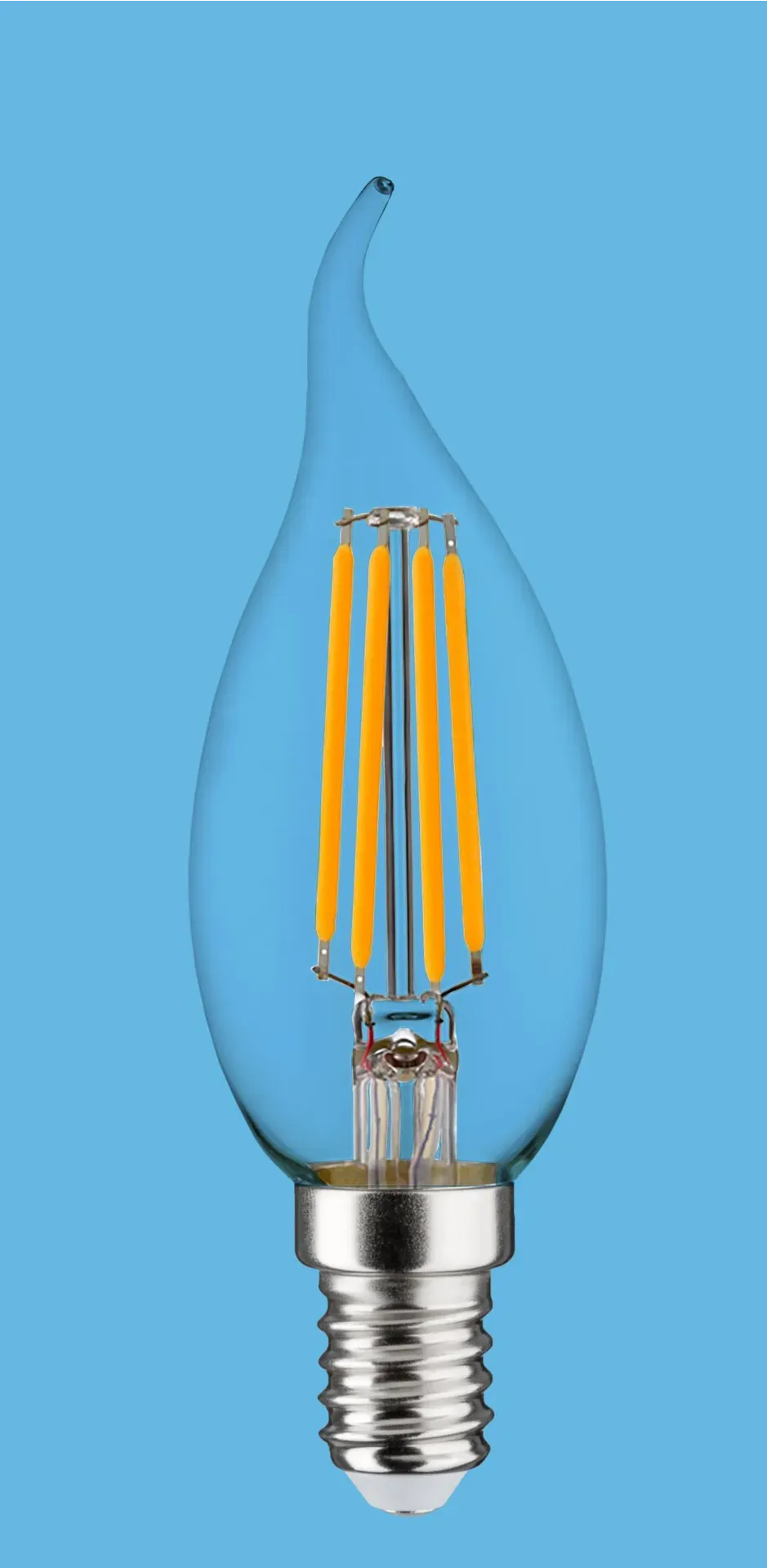 Synergy 21 LED Retrofit E14 Kerze milchig geschweift 4,5W ww dimmbar Synergy 21 LED Retrofit E14 Kerze milchig geschweift 4,5W ww dimmbar