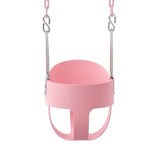 VEVOR Kinderschaukel 136 kg Schaukel Hohe Rückenlehne Vollschalensitz Pink, für Spielplätze im Garten & Indoor, Beschichtete Ketten & Karabiner, Komplett Montierter Sitz für Kinder ab 3 Jahren, CE/CPC – Bild 9