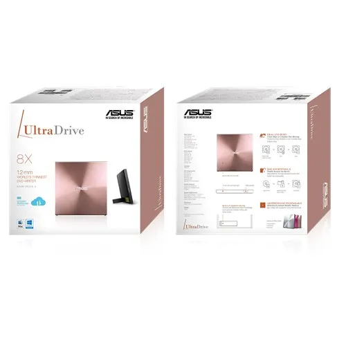 ASUS SDRW-08U5S-U Optisches Laufwerk DVD Super Multi DL Pink – Bild 2