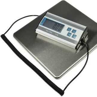 Paketwaage / Versandwaage „CT PW-120“ 0,2-120kg, 27x27cm Edelstahl-Platte Paketwaage / Versandwaage „CT PW-120“ 0,2-120kg, 27x27cm Edelstahl-Platte