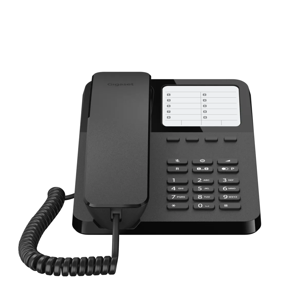 Gigaset DESK 400 schwarz, anloges Telefon – Bild 2