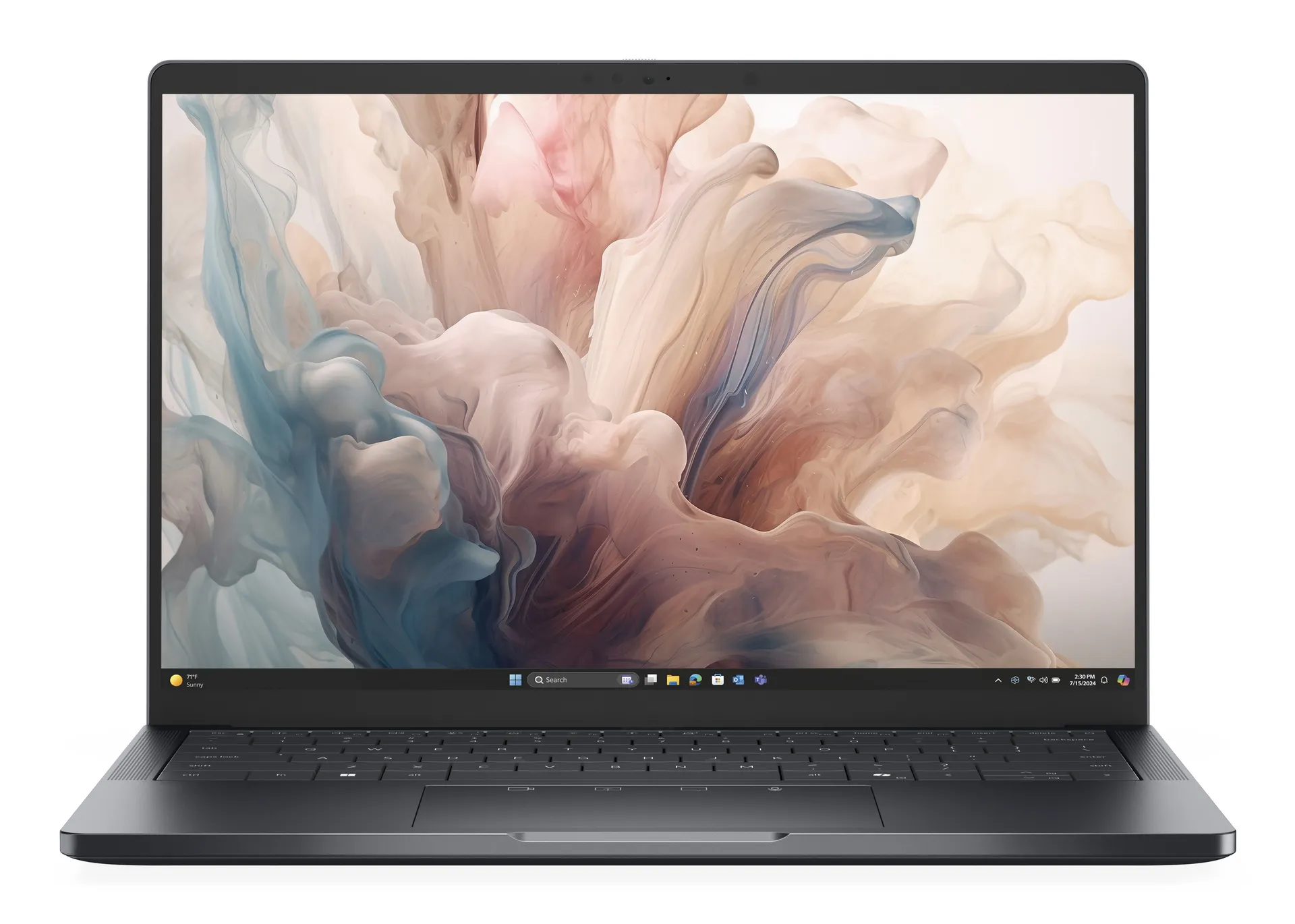 DELL Pro 14 Premium PA14250 Copilot+ PC Intel Core Ultra 7 268V Laptop 35,6 cm (14") Touchscreen Quad HD+ 32 GB LPDDR5x-SDRAM 512 GB SSD Wi-Fi 7 (802.11be) Windows 11 Pro Deutsch Grau – Bild 2