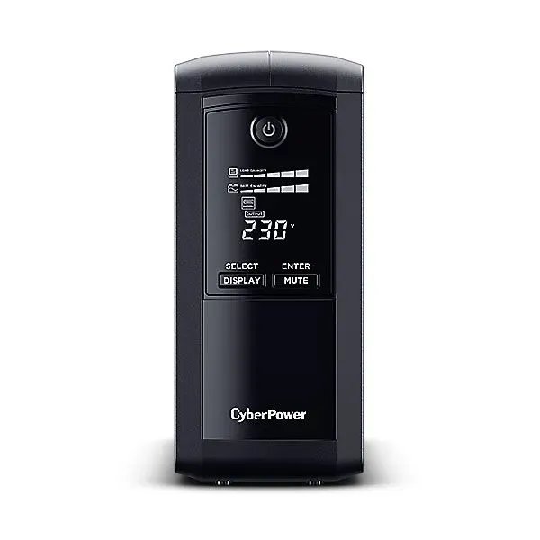 CyberPower USV, Value Pro-Serie, 1000VA/550W, Line-Interactive, USB/RS232, LCD, CEE7-Schutzkontakt – Bild 2