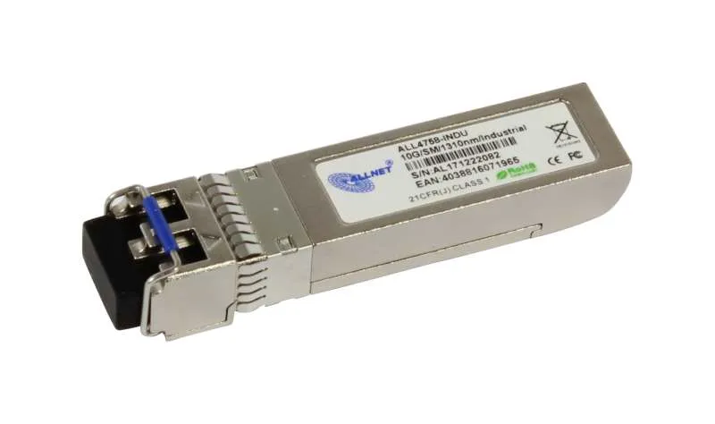 ALLNET Switch Modul ALL4758-INDU SFP+(Mini-GBIC), 10Gbit, LR/LC, Singlemode, Industrial -40 -+85Grad, DDM, bis 20Km ALLNET Switch Modul ALL4758-INDU SFP+(Mini-GBIC), 10Gbit, LR/LC, Singlemode, Industrial -40 -+85Grad, DDM, bis 20Km