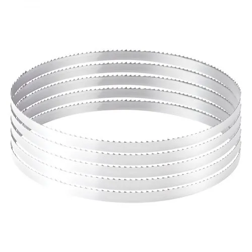 VEVOR Bandsägeblatt, 2780x16x0,5 mm, 4 ZpZ, mit 18 HRC gehärteten, scharfen Zähnen, SK5 hochfester Kohlenstoffstahl, 16 mm Breite, Ersatz für gängige Holzbearbeitungs-Bandsägen, 1 Set VEVOR Bandsägeblatt, 2780x16x0,5 mm, 4 ZpZ, mit 18 HRC gehärteten, scharfen Zähnen, SK5 hochfester Kohlenstoffstahl, 16 mm Breite, Ersatz für gängige Holzbearbeitungs-Bandsägen, 1 Set