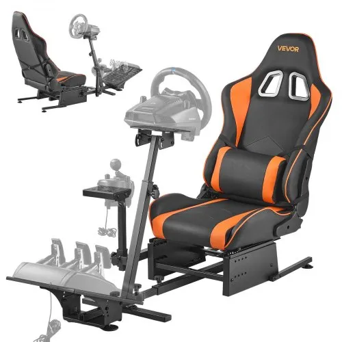 VEVOR Lenkradständer, Racing Wheel Stand, Simulator-Cockpit, passend für Logitech G25, G27, G29, G920, G923, Thrustmaster T300RS, TX F458, T500RS, T3PA-PRO (F1/GT) und CSR-Pedale VEVOR Lenkradständer, Racing Wheel Stand, Simulator-Cockpit, passend für Logitech G25, G27, G29, G920, G923, Thrustmaster T300RS, TX F458, T500RS, T3PA-PRO (F1/GT) und CSR-Pedale
