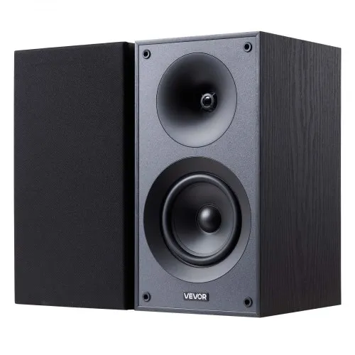 VEVOR Passive Regallautsprecher Paar 300W Stereo-Audio-Lautsprecher 65Hz–20kHz 180 x 229 x 338 mm VEVOR Passive Regallautsprecher Paar 300W Stereo-Audio-Lautsprecher 65Hz–20kHz 180 x 229 x 338 mm
