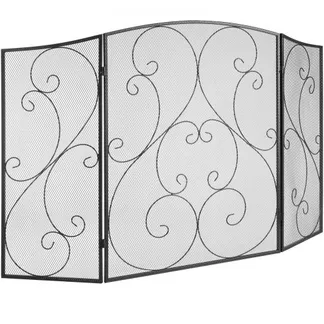 VEVOR Funkenschutzgitter Eisen Kaminschutz 121,92cm Kamingitter Ofengitter Vintage Ofenschutzgitter 0–40°C Kaminschutzgitter Kaminofen Schutzgitter Ofenschirm Gitter gegen Funkenflug 3-teilig VEVOR Funkenschutzgitter Eisen Kaminschutz 121,92cm Kamingitter Ofengitter Vintage Ofenschutzgitter 0–40°C Kaminschutzgitter Kaminofen Schutzgitter Ofenschirm Gitter gegen Funkenflug 3-teilig