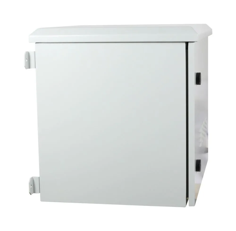 ALLNET 19"Wandgehäuse, 12HE, T488mm, Lichtgrau, IP55, SO-Serie, incl. 2-Fach Lüftereinheit – Bild 9