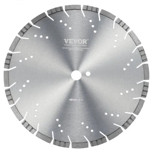 VEVOR Diamantsägeblatt, 14 Zoll/350 mm Betonsägeblatt für Nass- oder Trockenarbeiten, 0,47 Zoll/12 mm Diamantsegmentsägeblatt mit schrägen Zähnen, universeller Mittellochdurchmesser 1 Zoll/25,4 mm, für Beton, Zementplatten, Fliesen, Ziegel VEVOR Diamantsägeblatt, 14 Zoll/350 mm Betonsägeblatt für Nass- oder Trockenarbeiten, 0,47 Zoll/12 mm Diamantsegmentsägeblatt mit schrägen Zähnen, universeller Mittellochdurchmesser 1 Zoll/25,4 mm, für Beton, Zementplatten, Fliesen, Ziegel
