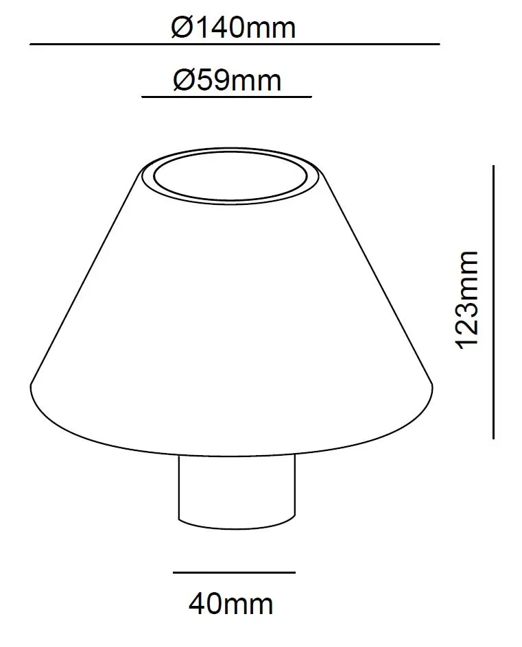 Synergy 21 LED Tischleuchte Akku für Flaschen, outdoor IP54, Touch Switch dimmbar, gelb – Bild 4
