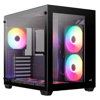 Aerocool Dryft Midi Tower Schwarz Aerocool Dryft Midi Tower Schwarz