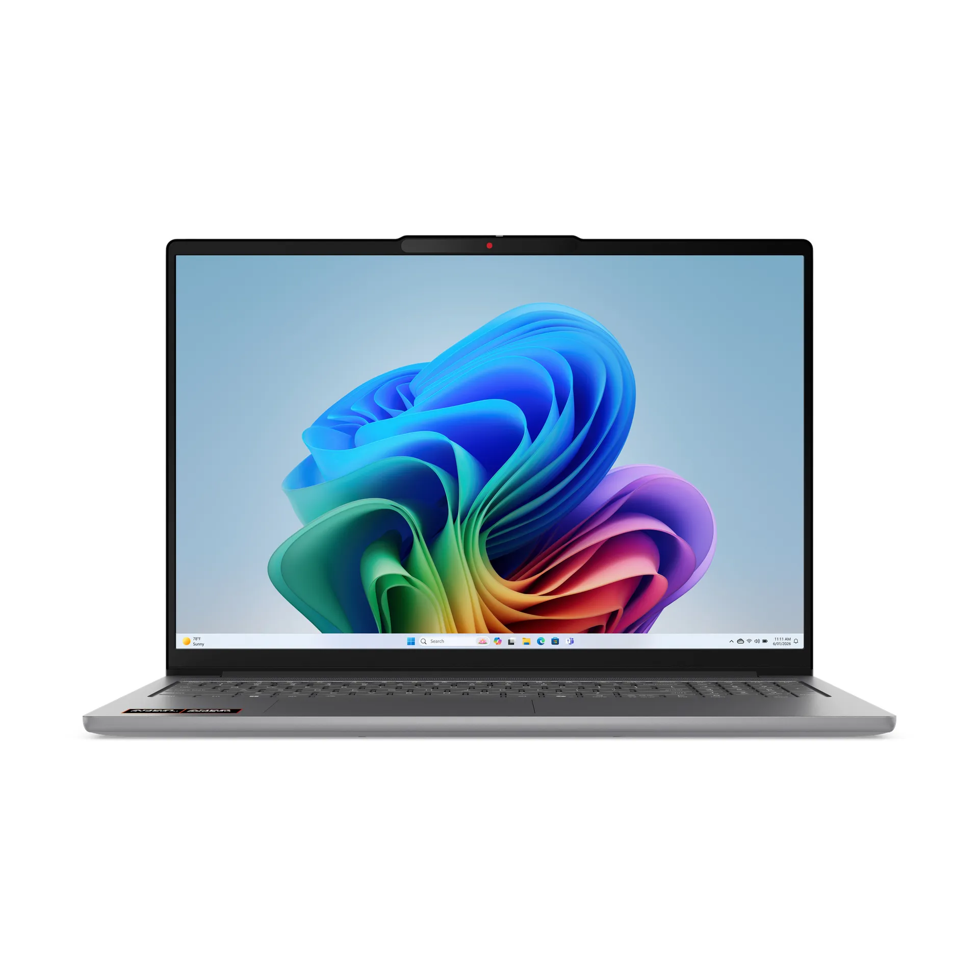 Lenovo IdeaPad Slim 5 16AGP11 Copilot+ PC AMD Ryzen AI 5 430 Laptop 40,6 cm (16") WUXGA 16 GB DDR5-SDRAM 1 TB SSD Wi-Fi 7 (802.11be) Windows 11 Home Deutsch Grau – Bild 2