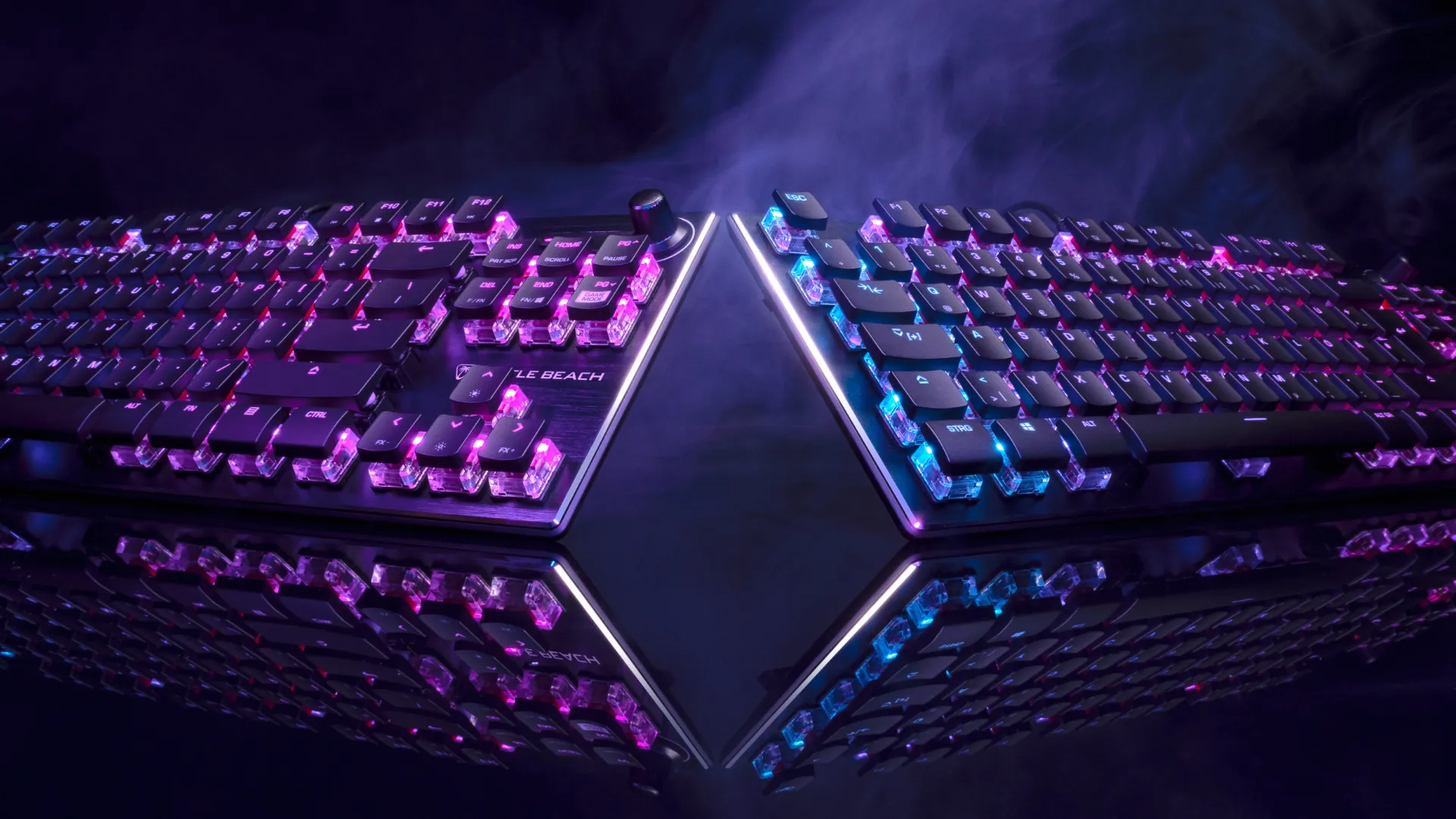 Turtle Beach Vulcan TKL – mechanische TITAN Switch PC-Gaming-Tastatur mit AIMO RGB-Beleuchtung und eloxierter Aluminium-Abdeckplatte – Bild 7