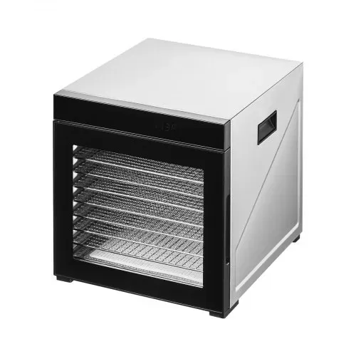 VEVOR Dörrgerät Dörrautomat 10 Edelstahlschalen, elektrischer 1000 W Futtertrockner mit einstellbarer Temperatur, Gefriertrockner für Trockenfleisch Fleisch Obst Gemüse Kräuter Hundeleckerlis – Bild 10