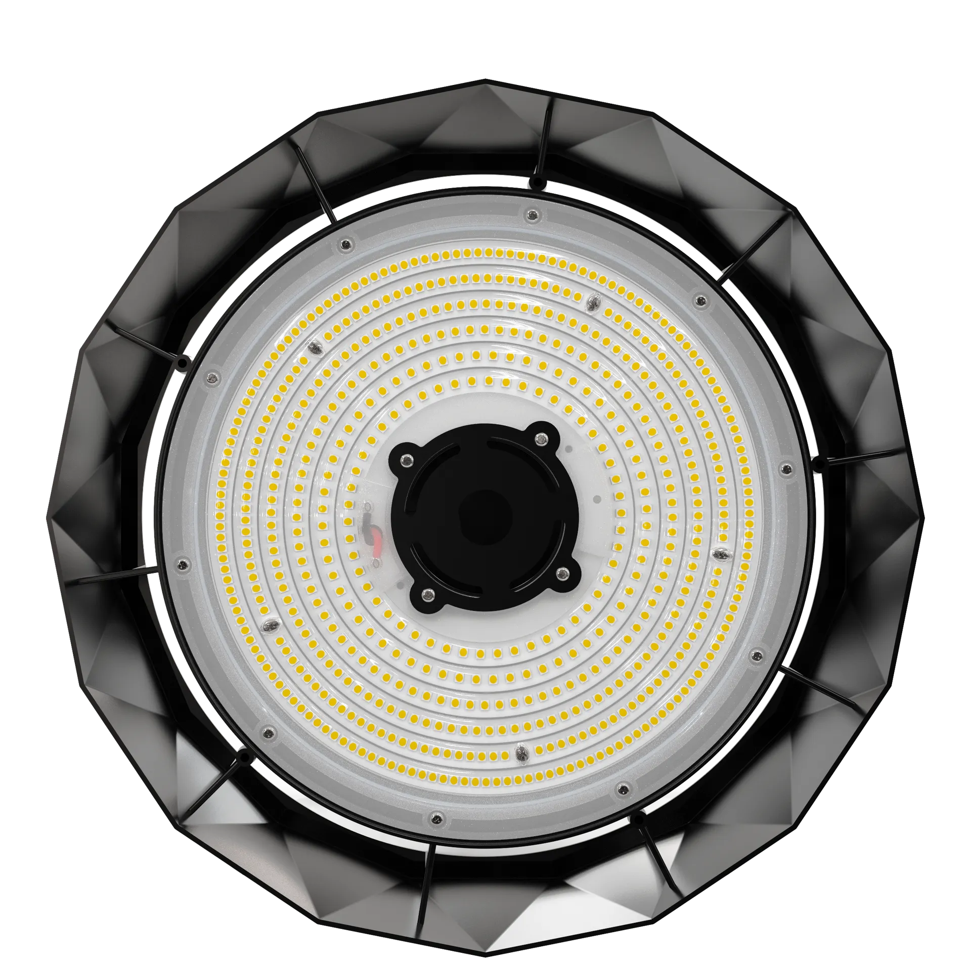 LED-Hallenstrahler EINLICHT “UFO-Diamond“ 150W, 19.500lm, 4000K, IP65, IK08, 90° LED-Hallenstrahler EINLICHT “UFO-Diamond“ 150W, 19.500lm, 4000K, IP65, IK08, 90°