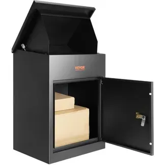 VEVOR Paketbriefkasten 44x35x58,3cm Paketbox Stahl Paletkasten 15-20 kg Briefkasten Postbox XXL Briefkasten mit Paswortschloss Innenscharnier Anti-Diebstahl-Einwurföffnung für Pakete Briefe usw. VEVOR Paketbriefkasten 44x35x58,3cm Paketbox Stahl Paletkasten 15-20 kg Briefkasten Postbox XXL Briefkasten mit Paswortschloss Innenscharnier Anti-Diebstahl-Einwurföffnung für Pakete Briefe usw.