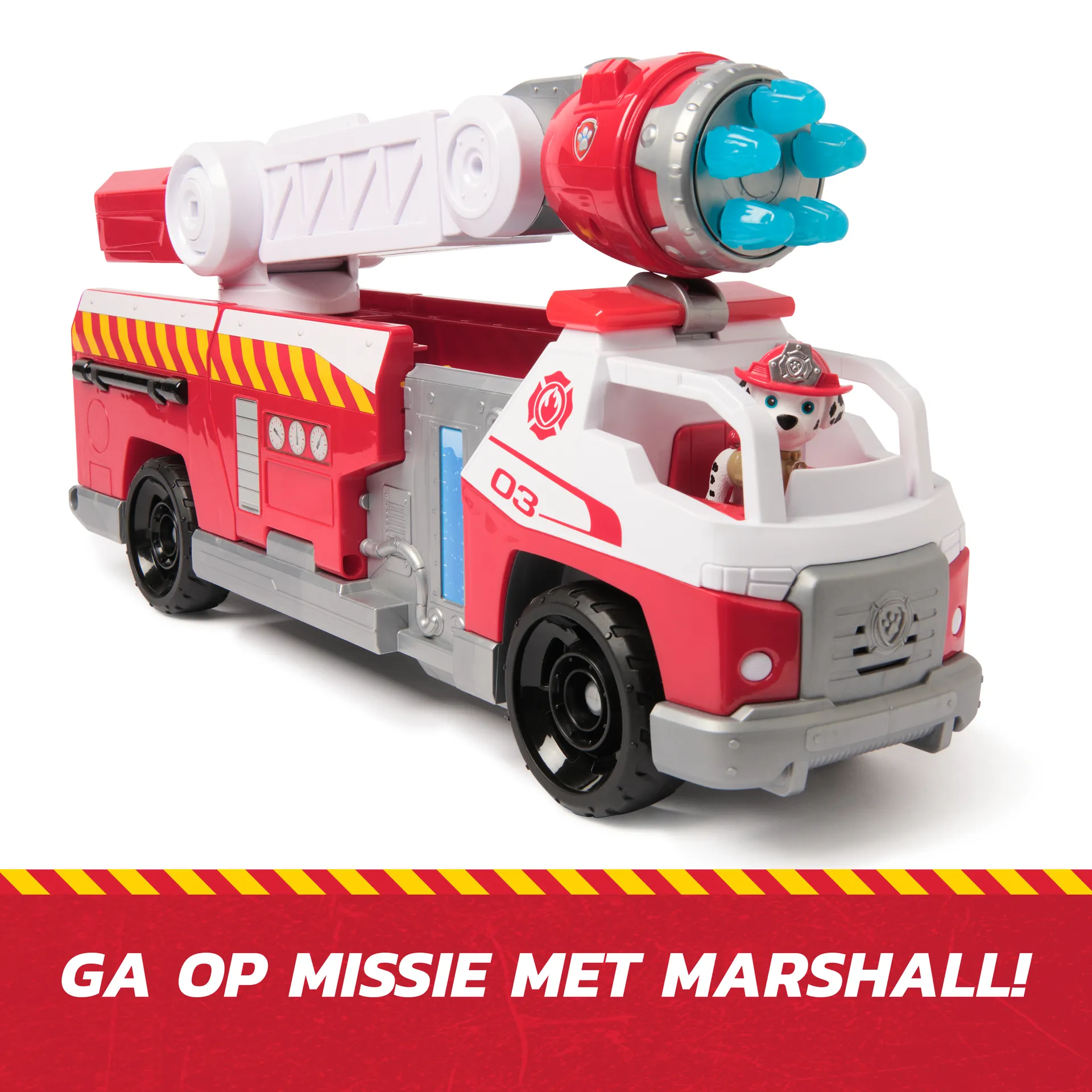 PAW Patrol Fire Rescue - Marshalls Deluxe Feuerwehr-Truck mit Licht- und Soundeffekten – Bild 5