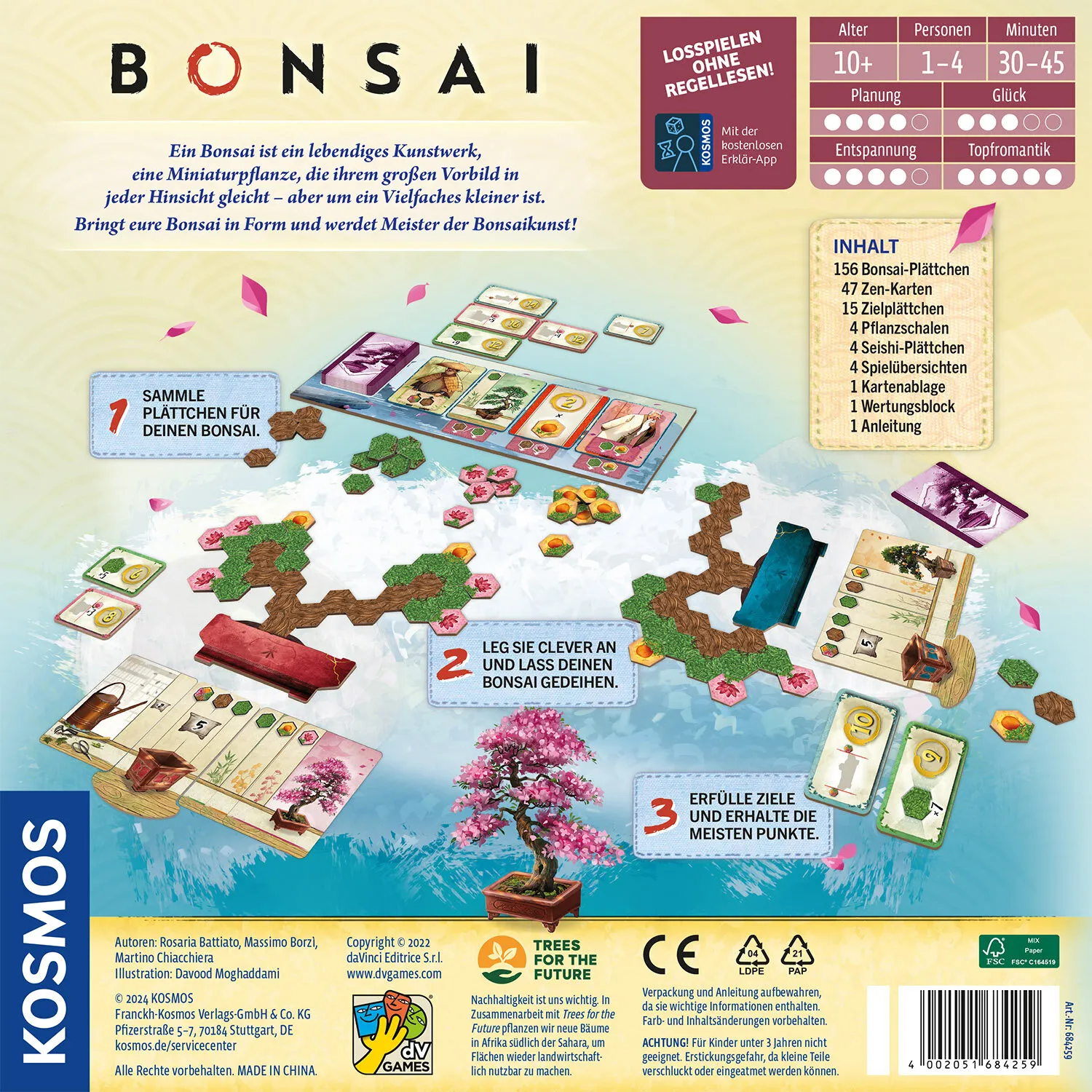Kosmos Bonsai Brettspiel Familie – Bild 2