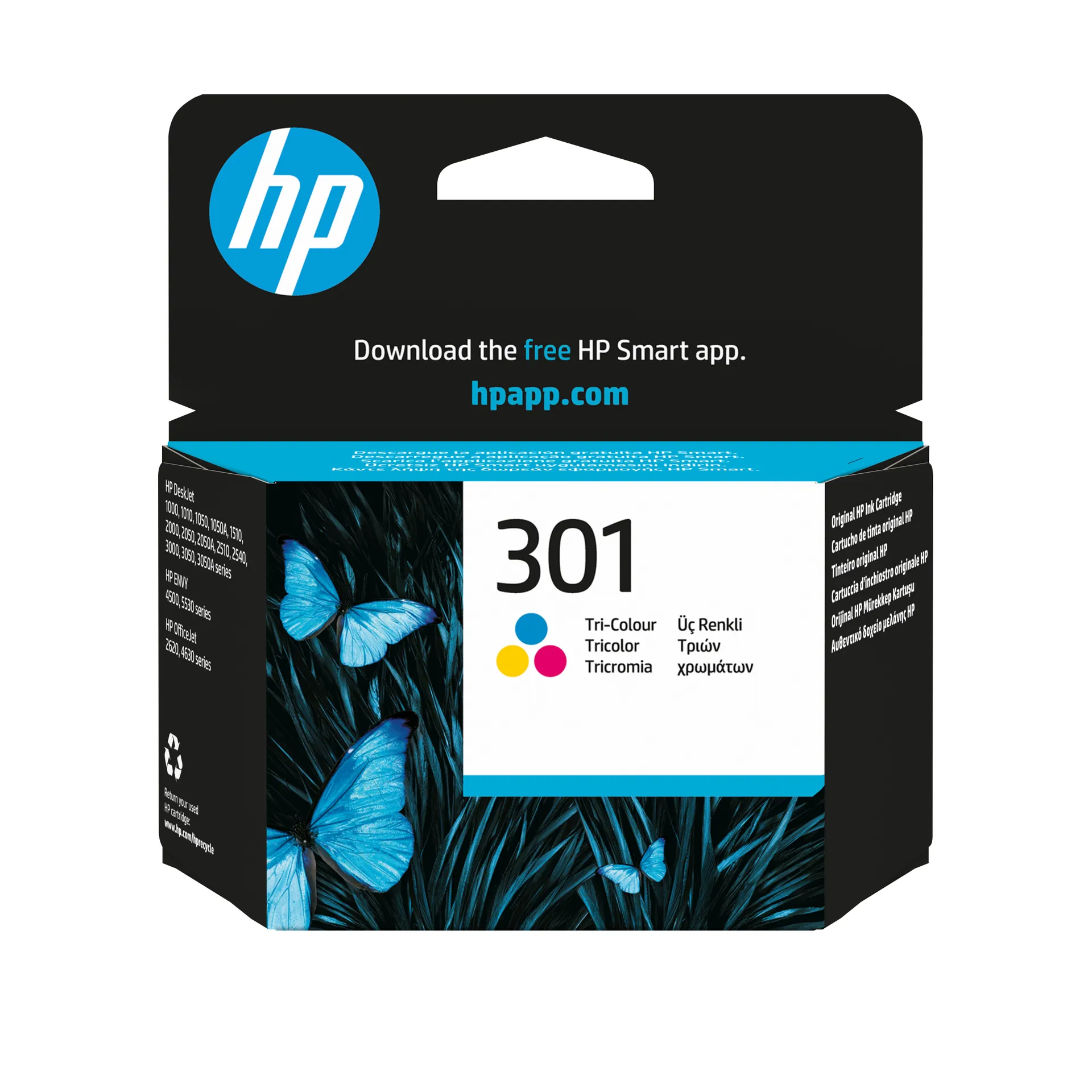 HP 301 Cyan/Magenta/Gelb Original Druckerpatrone HP 301 Cyan/Magenta/Gelb Original Druckerpatrone