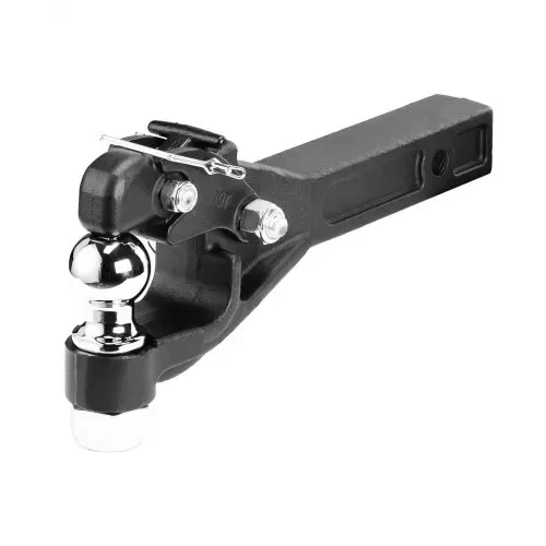 VEVOR Anhängerkupplung, 7256 kg Anhängelast, Bolzenhakenkupplung für 50,8 mm Anhängerkupplungshaken Militärempfänger, Kombination 50,8 mm Anhängerkupplungskugel, passend für 63,5-76,2 mm Lünettenring – Bild 8