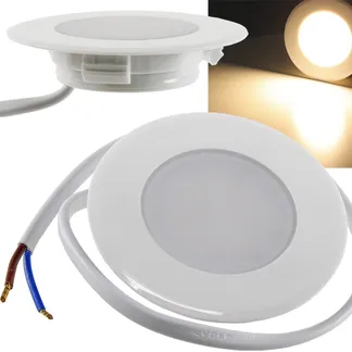 LED-Einbauleuchte „EBL-HV65w“, weiß 230V, 2W, 2900K, 230lm, warmweiß LED-Einbauleuchte „EBL-HV65w“, weiß 230V, 2W, 2900K, 230lm, warmweiß