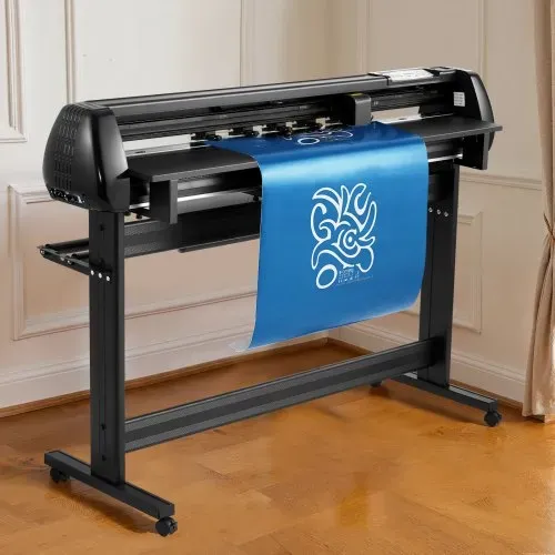 VEVOR Vinylschneidemaschine mit 135 cm max. Zufuhrbreite & Doppelklingen & LED-Anzeige, Plottermaschine Vinyl-Schneideplotter-Set mit Signmaster-Software, kompatibel mit Windows und macOS – Bild 7