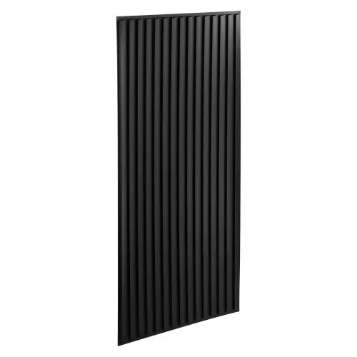 VEVOR 12 Stk. Deckenpaneele PVC-Deckenplatten Linear 605x1215mm Schwarz, 3D-Lamellen-Design, Brandschutz, Stoßfest, Zuschneidbar, Für Abgehängte Decke Geeignet, Moderne Innendekoration für Heim Büro – Bild 8