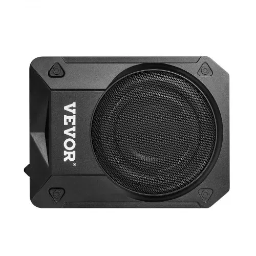 VEVOR Untersitz Auto Subwoofer 800 W 203 mm schlanker Auto Subwoofer mit Stromversorgung, Subsystem mit eingebautem Verstärker, Hoch-/Niedrigpegel-Eingang und Lautstärkeregler für SUVs Lkws – Bild 10