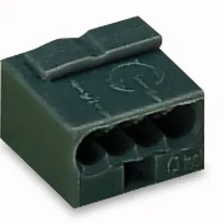 Wago Serie 243- 4-Leiter-Micro-Klemme (100 Stück) schwarz Wago Serie 243- 4-Leiter-Micro-Klemme (100 Stück) schwarz