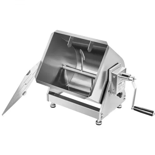 VEVOR manueller Fleischmischer 30 L Fleischverarbeitungsgerät mit Kippbehälter (maximales Mischen von 20,4 kg Fleisch), Fleischmischer Wurstmischer mit Untersetzungsgetriebe, Handmixer für Hackfleisch – Bild 10