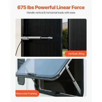 VEVOR 12-V-Linearantrieb, 203,2 mm IP65 wasserdichter Linearmotor, 3000 N Linear Actuator, 5 mm/s Lineartechnik-Aktuatoren mit Montagehalterungen für Solartracker, Industriemaschinen, Türöffner VEVOR 12-V-Linearantrieb, 203,2 mm IP65 wasserdichter Linearmotor, 3000 N Linear Actuator, 5 mm/s Lineartechnik-Aktuatoren mit Montagehalterungen für Solartracker, Industriemaschinen, Türöffner