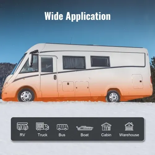 VEVOR Luft Dieselheizung Standheizung 12V 5-8KW, Luftheizung Air Diesel Diesel Standheizung Lufterhitzer, 0,16–0,62 L/Std. Dieselheizung mit LCD-Display & Fernbedienung & Bluetooth-APP – Bild 5